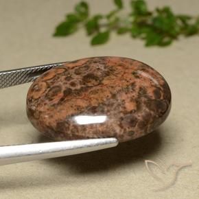 Diaspro Multicolore naturale da 22.97 ct, Ovale, Opaco