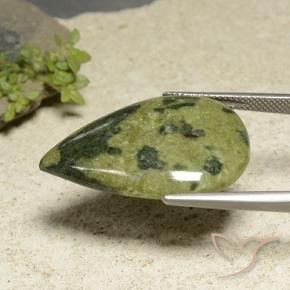 Diaspro Multicolore naturale da 25.25 ct, Forma a pera, Opaco