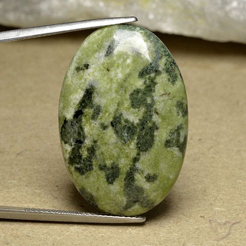 30.32ct Naturale Multicolore Diaspro, Ovale, Opaco