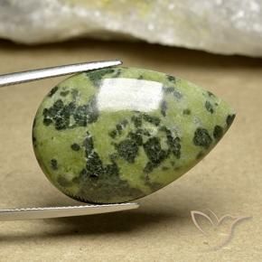 Diaspro Multicolore naturale da 31.45 ct, Forma a pera, Opaco