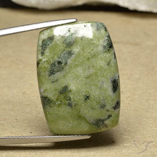 24.95ct Naturale Multicolore Diaspro, Cuscino, Opaco