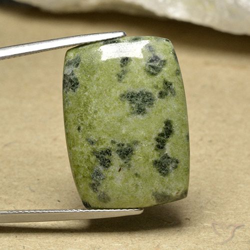 Diaspro naturale multicolore da 25,51 ct, taglio a cuscino, opaco