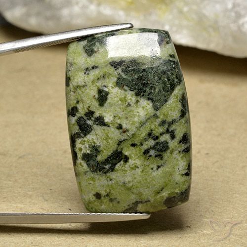 32.36ct Naturale Multicolore Diaspro, Cuscino, Opaco