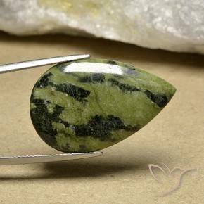 Diaspro Multicolore naturale da 22.20 ct, Forma a pera, Opaco