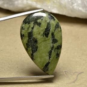 Diaspro Multicolore naturale da 22.20 ct, Forma a pera, Opaco