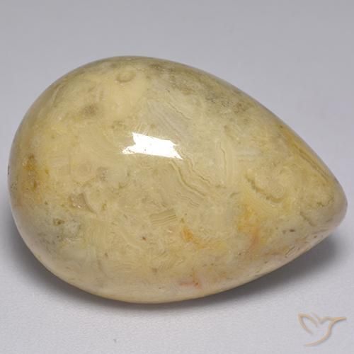 Diaspro Multicolore naturale da 25.97 ct, Forma a pera, Opaco