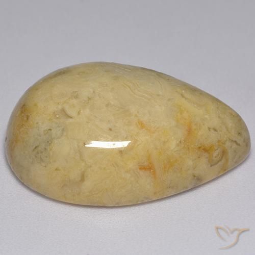 Diaspro Multicolore naturale da 25.97 ct, Forma a pera, Opaco