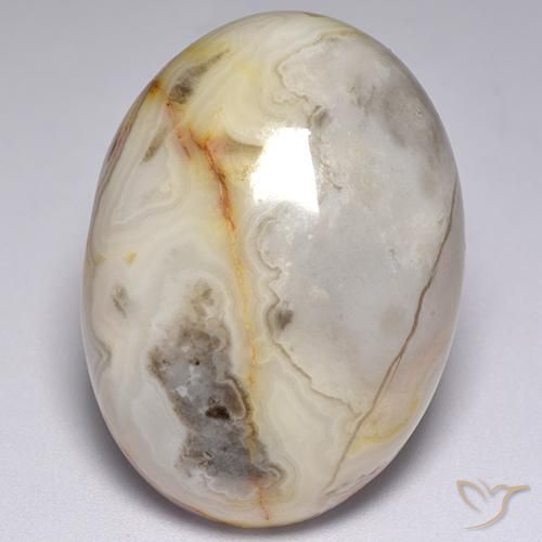 42.94ct Naturale Multicolore Diaspro, Ovale, Opaco