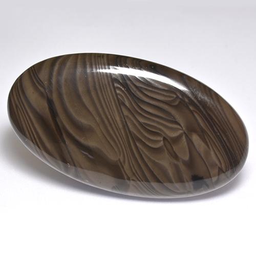 Diaspro Marrone naturale da 51.37 ct, Taglio ovale, Opaco