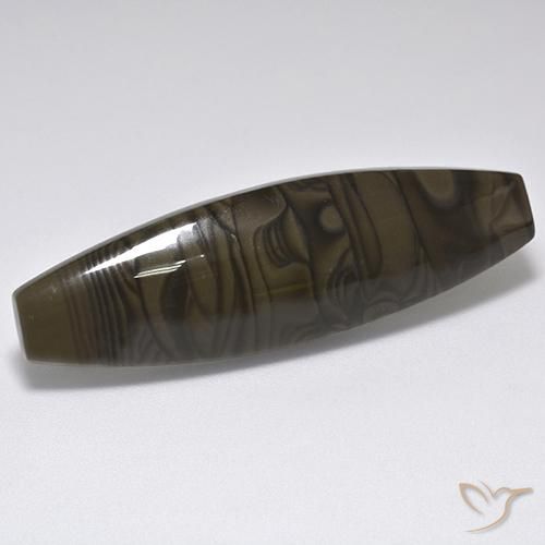 Diaspro Marrone nerastro naturale da 21.93 ct, Taglio a fantasia, Opaco