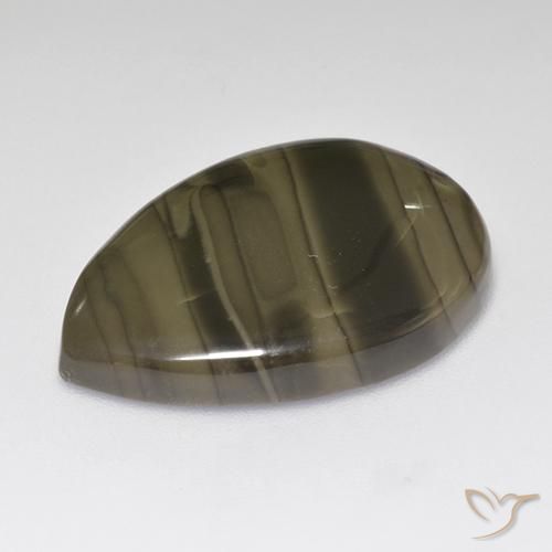 Diaspro Marrone chiaro naturale da 18.22 ct, Forma a pera, Opaco