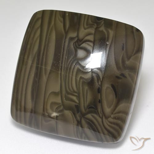 Diaspro Cedar Brown naturale da 45.97 ct, Cuscino, Opaco