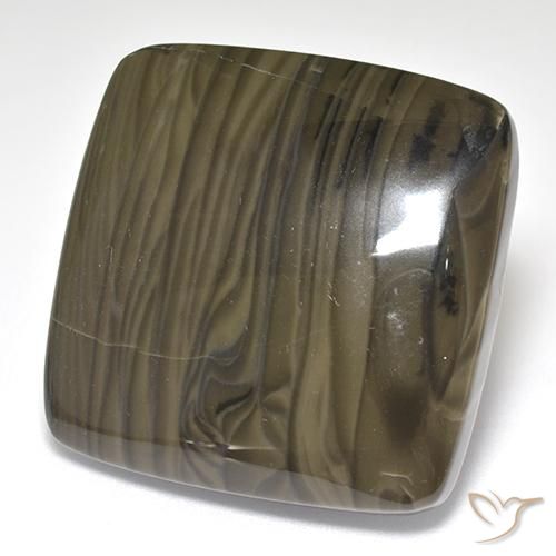 Diaspro Marrone scuro naturale da 37.55 ct, Cuscino, Opaco