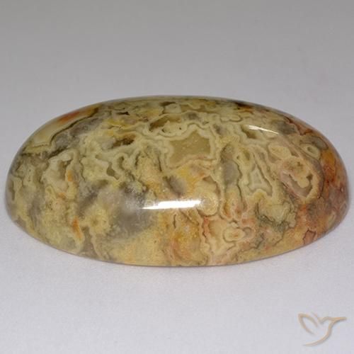 Diaspro Multicolore naturale da 59.84 ct, Ovale, Opaco
