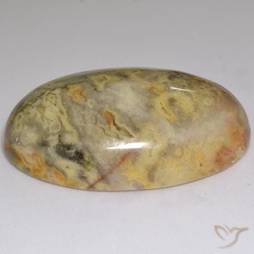 Diaspro Multicolore naturale da 59.96 ct, Ovale, Opaco