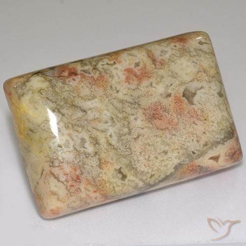 67.86ct Naturale Multicolore Diaspro, Taglio a baguette, Opaco