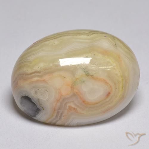 Diaspro Multicolore naturale da 19.80 ct, Ovale, Opaco