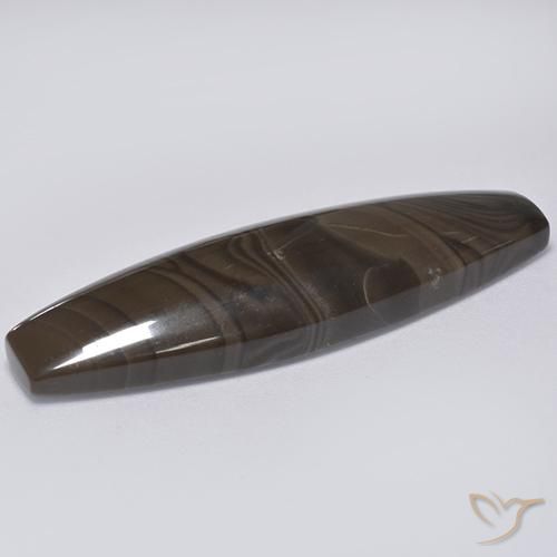Diaspro Marrone cioccolato naturale da 22.61 ct, Taglio a fantasia, Opaco