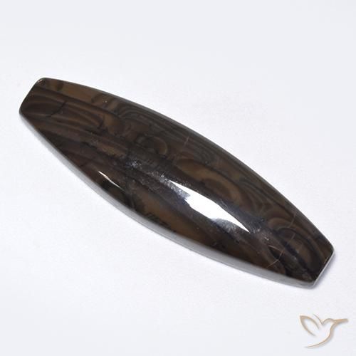 Diaspro Marrone cioccolato naturale da 21.33 ct, Taglio a fantasia, Opaco