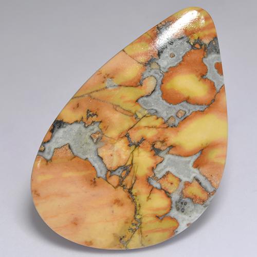 Diaspro naturale multicolore da 40,03 ct, forma fantasia, opaco
