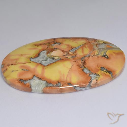 Diaspro Multicolore naturale da 57.58 ct, Ovale, Opaco