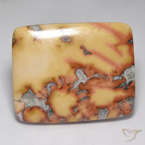 Diaspro Multicolore naturale da 65.37 ct, Cuscino, Opaco