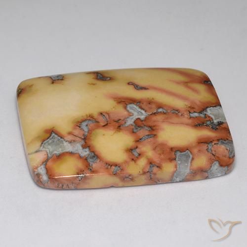 Diaspro Multicolore naturale da 65.37 ct, Cuscino, Opaco