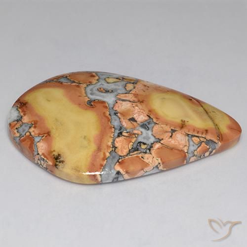 Diaspro Multicolore naturale da 47.77 ct, Taglio a fantasia, Opaco