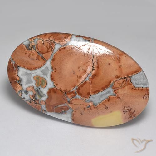 Diaspro Multicolore naturale da 68.68 ct, Ovale, Opaco