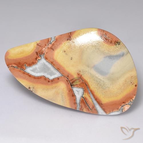 Diaspro Multicolore naturale da 35.36 ct, Taglio a fantasia, Opaco