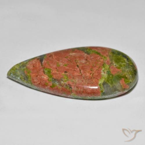 Diaspro Multicolore naturale da 41.42 ct, Forma a pera, Opaco
