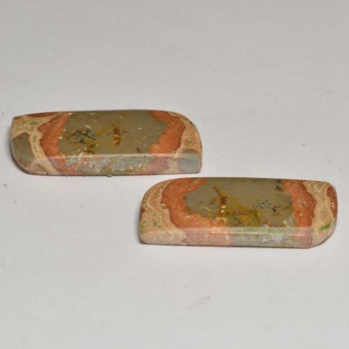Diaspro naturale multicolore da 19,13 ct, forma fantasia, opaco