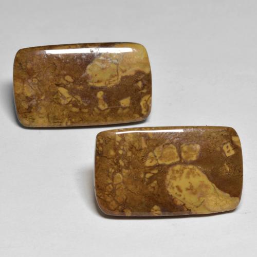 Gemme di Diaspro Multicolore naturale da 26.16 ct, Taglio a cuscino, Opaco