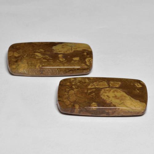 Gemme di Diaspro Multicolore naturale da 26.16 ct, Taglio a cuscino, Opaco