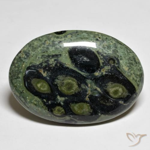 46.73ct Naturale Multicolore Diaspro, Ovale, Opaco