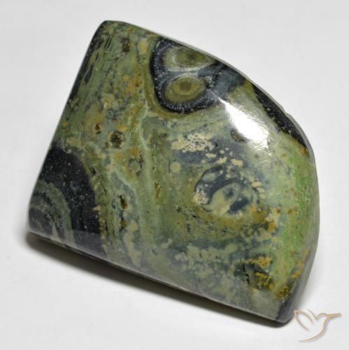 47.54ct Naturale Multicolore Diaspro, Taglio a fantasia, Opaco