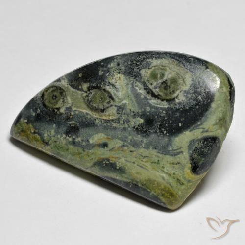 49.65ct Naturale Multicolore Diaspro, Taglio a fantasia, Opaco