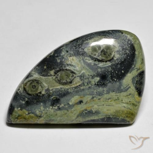 Diaspro Multicolore naturale da 49.65 ct, Taglio a fantasia, Opaco