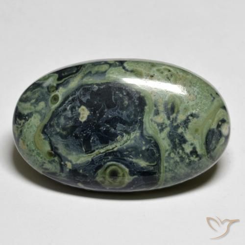 33.58ct Naturale Multicolore Diaspro, Ovale, Opaco