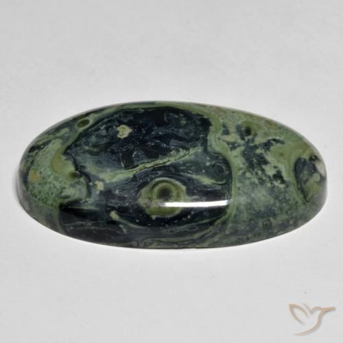 Diaspro Multicolore naturale da 33.58 ct, Ovale, Opaco