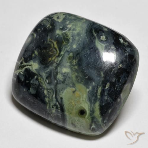 33.52ct Naturale Multicolore Diaspro, Cuscino, Opaco