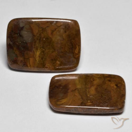 Gemme di Diaspro Multicolore naturale da 15.77 ct, Cuscino, Opaco