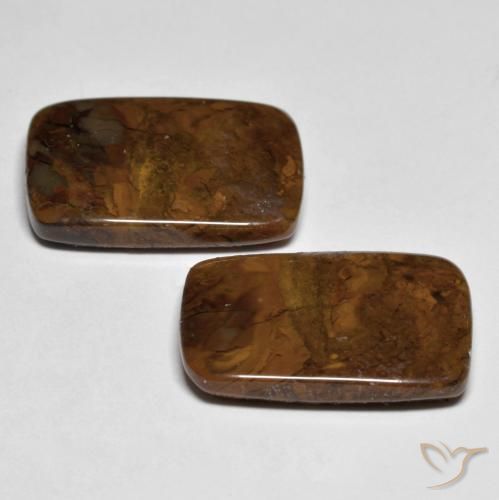 Gemme di Diaspro Multicolore naturale da 15.77 ct, Cuscino, Opaco