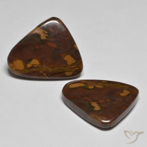 Gemme di Diaspro Multicolore naturale da 16.64 ct, Taglio a fantasia, Opaco
