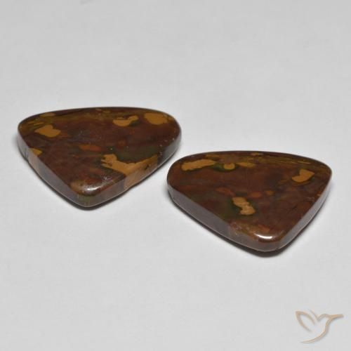 Gemme di Diaspro Multicolore naturale da 16.64 ct, Taglio a fantasia, Opaco