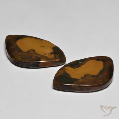 Gemme di Diaspro Multicolore naturale da 23.09 ct, Taglio a fantasia, Opaco
