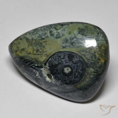 Diaspro Multicolore naturale da 32.43 ct, Forma a pera, Opaco
