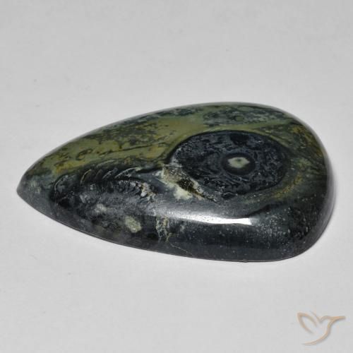 Diaspro Multicolore naturale da 32.43 ct, Forma a pera, Opaco