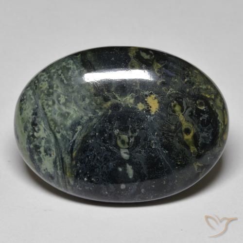 34.00ct Naturale Multicolore Diaspro, Ovale, Opaco