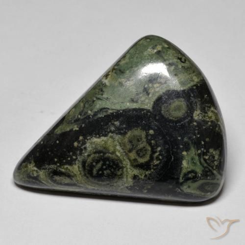 35.75ct Naturale Multicolore Diaspro, Forma a pera, Opaco